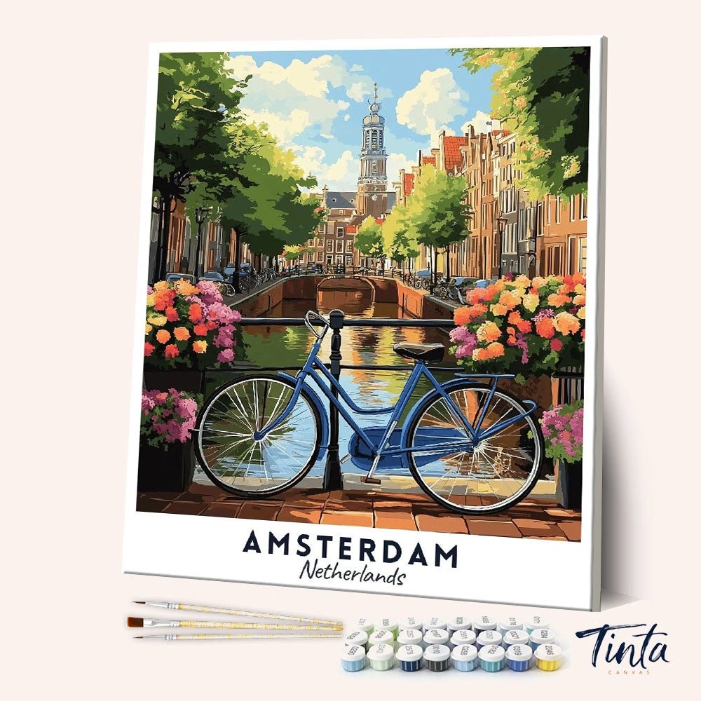 Ámsterdam - Póster de viaje