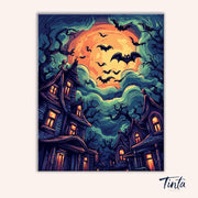 Moonlit Mischief paint by numbers kit