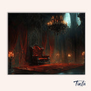 Crimson Throne paint by numbers kit