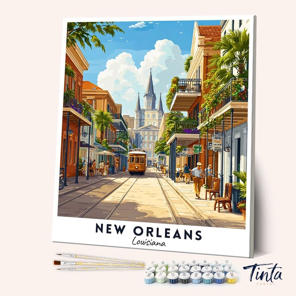 Nueva Orleans - Póster de viaje