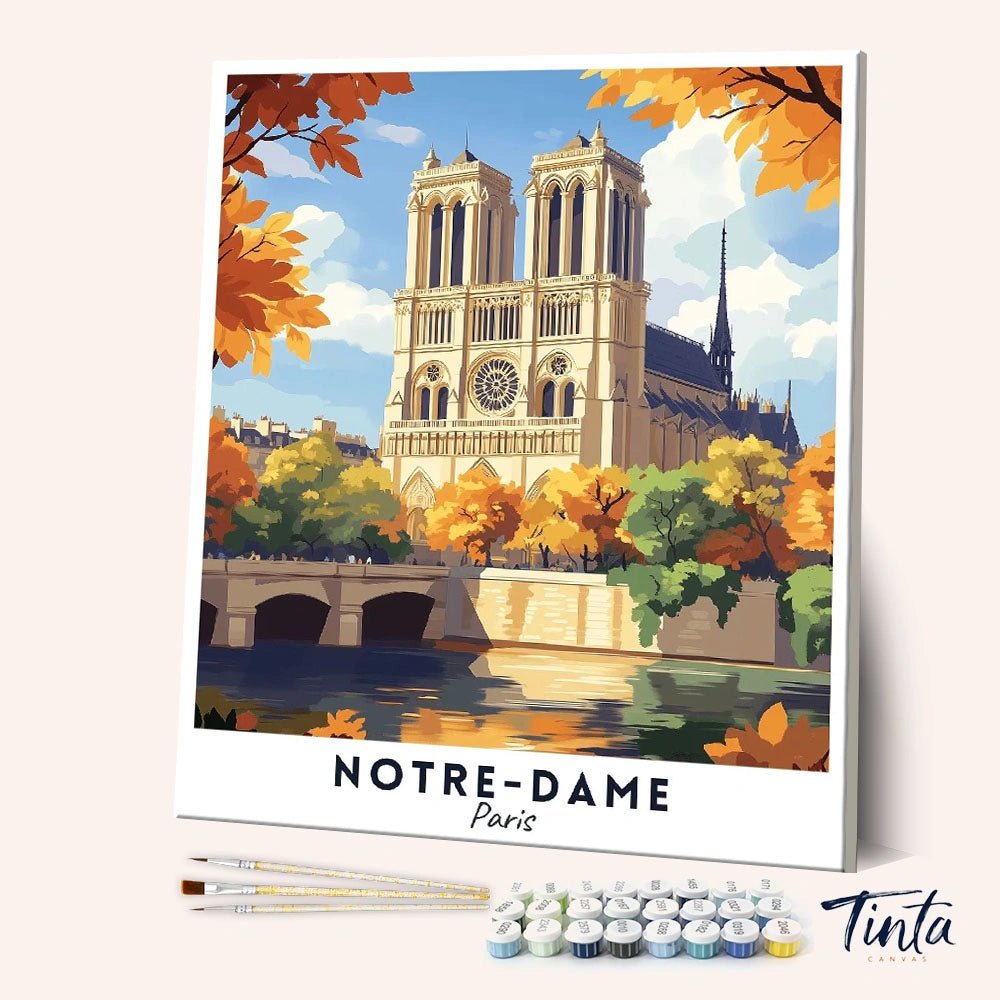 Notre Dame - Póster de viaje