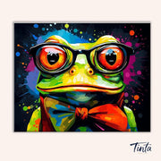 Dapper Frog paint by numbers kit