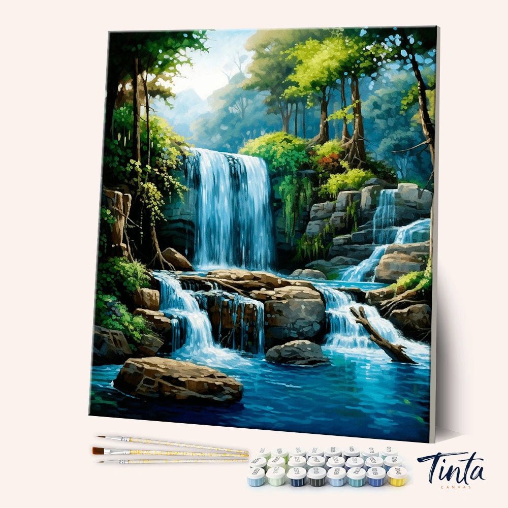 Cascade Haven paint by numbers kit