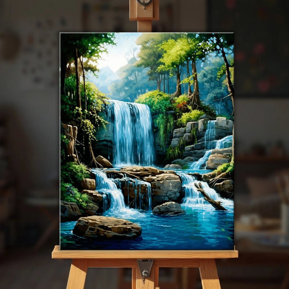 Cascade Haven paint by numbers kit