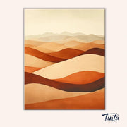 Desert Layers paint by numbers kit