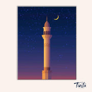 Midnight Minaret paint by numbers kit