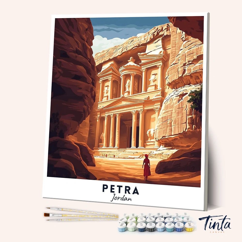 Petra - Póster de viaje