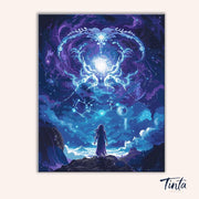 The Celestial Realm paint by numbers kit