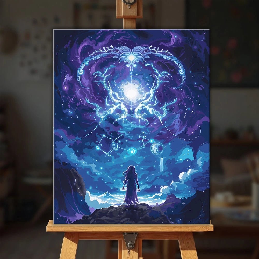 The Celestial Realm paint by numbers kit
