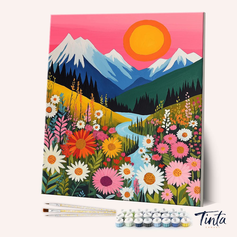 Garden of Dreams paint by numbers kit