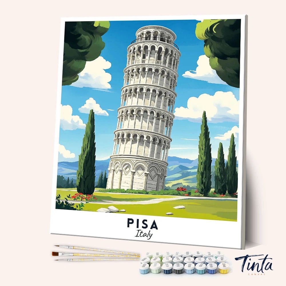 Pisa - Póster de viaje