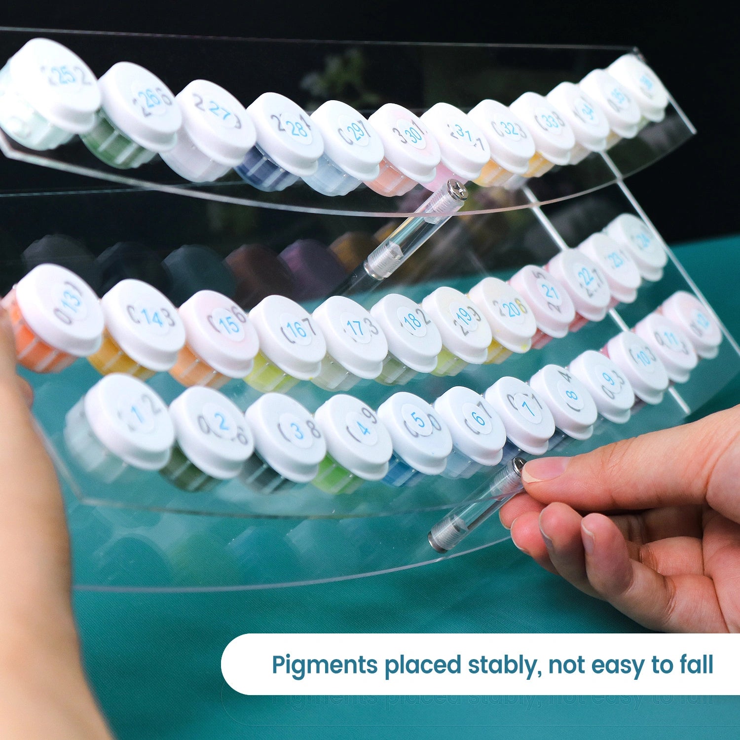 Paint Organizer Stand paint by numbers kit