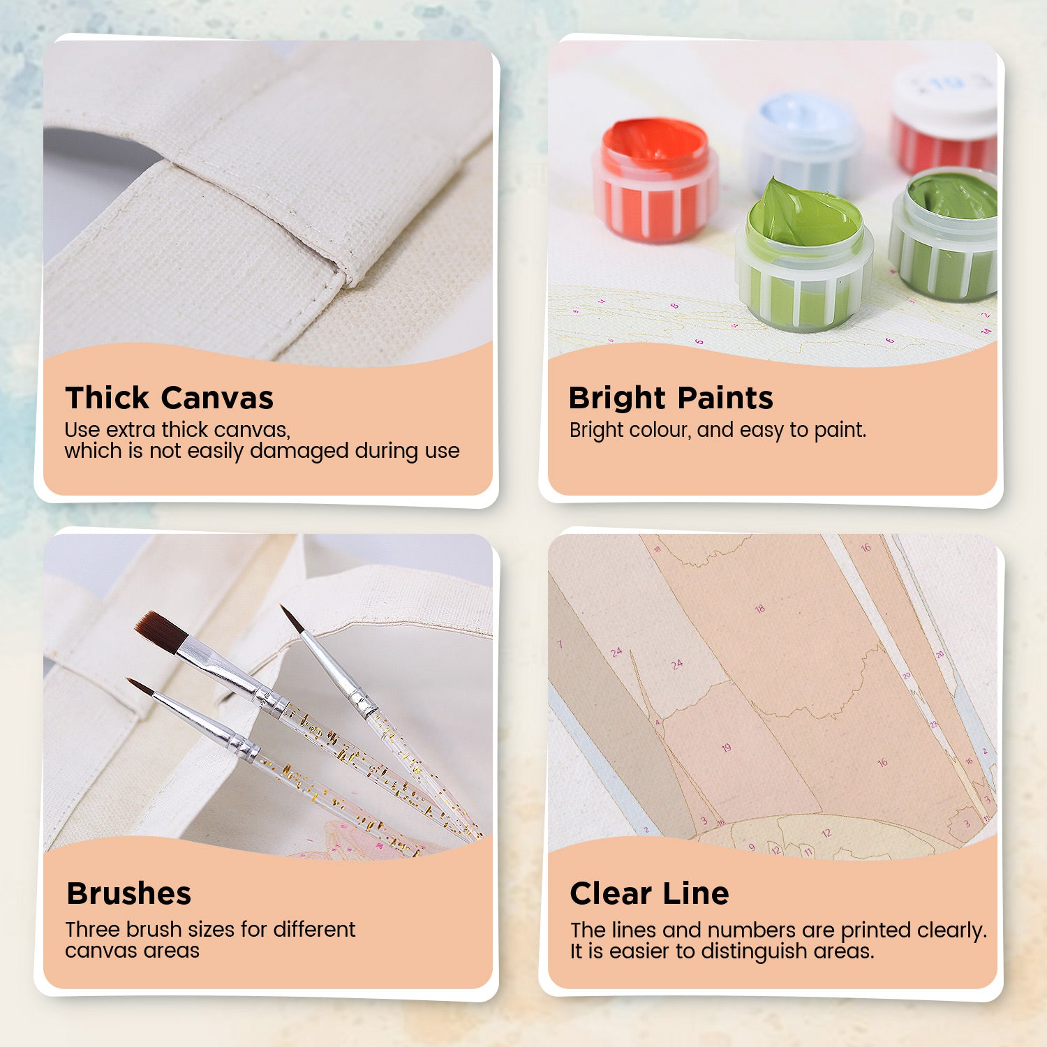 Citrus Refresh Carry Bag paint by numbers kit