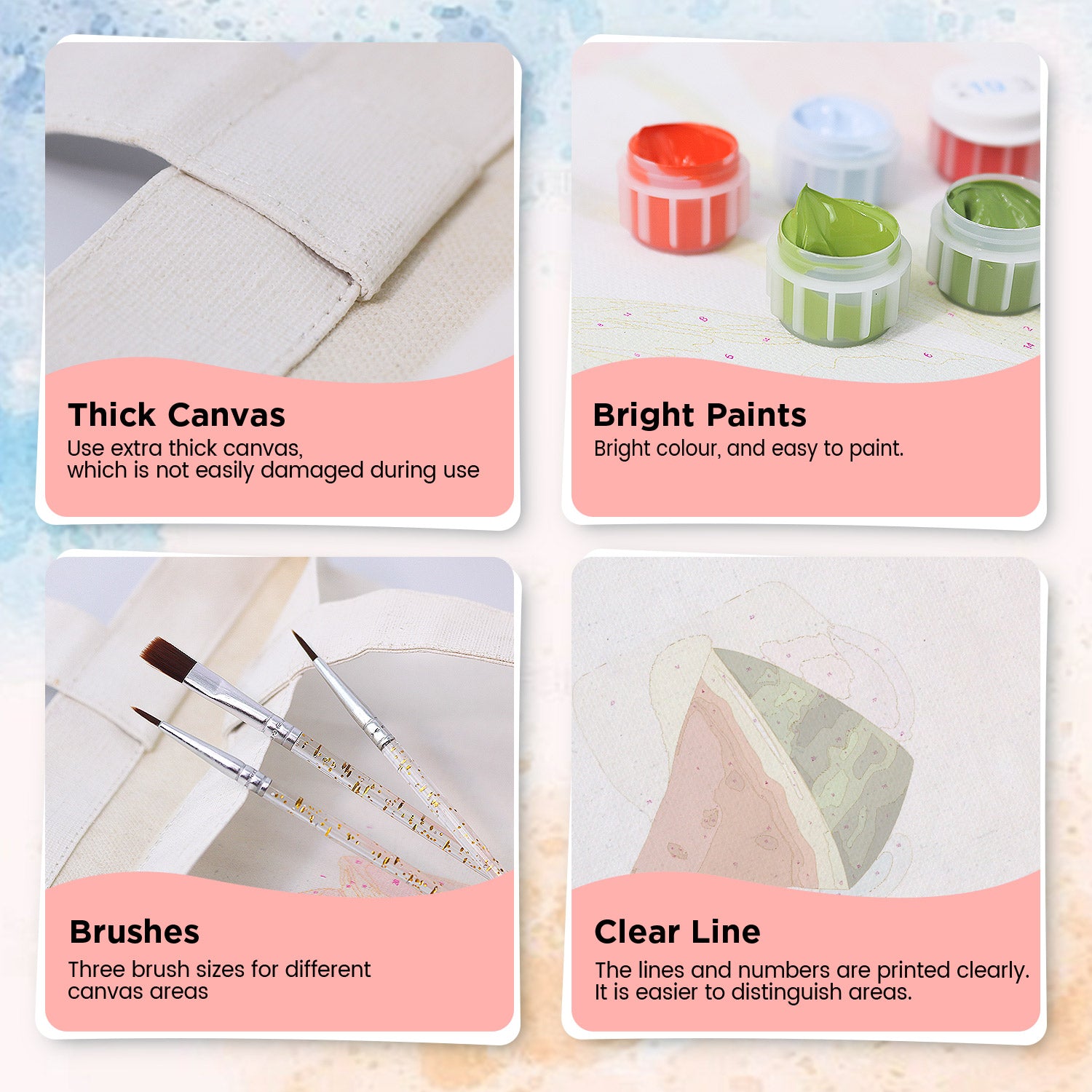 Juicy Watermelon Carry Bag paint by numbers kit