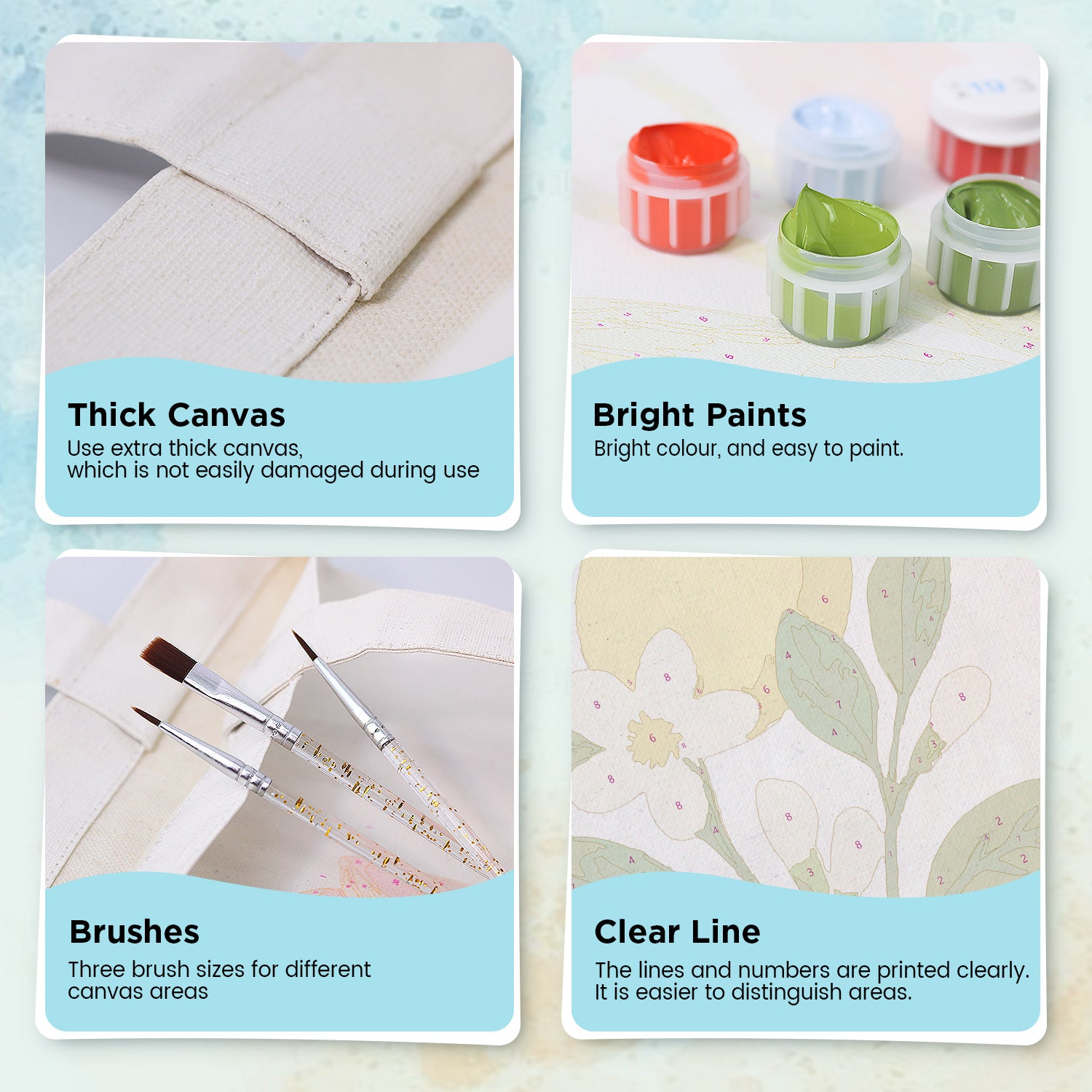 Lemon Grove Carry Bag paint by numbers kit