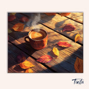Autumn Brew paint by numbers kit
