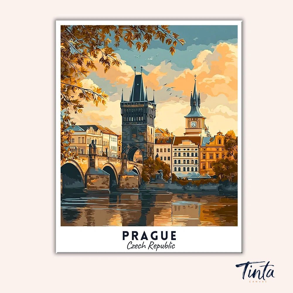 Praga - Póster de viaje
