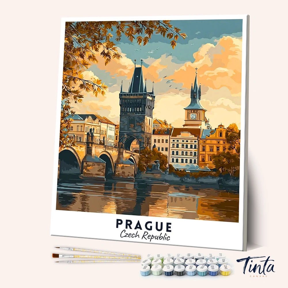 Praga - Póster de viaje