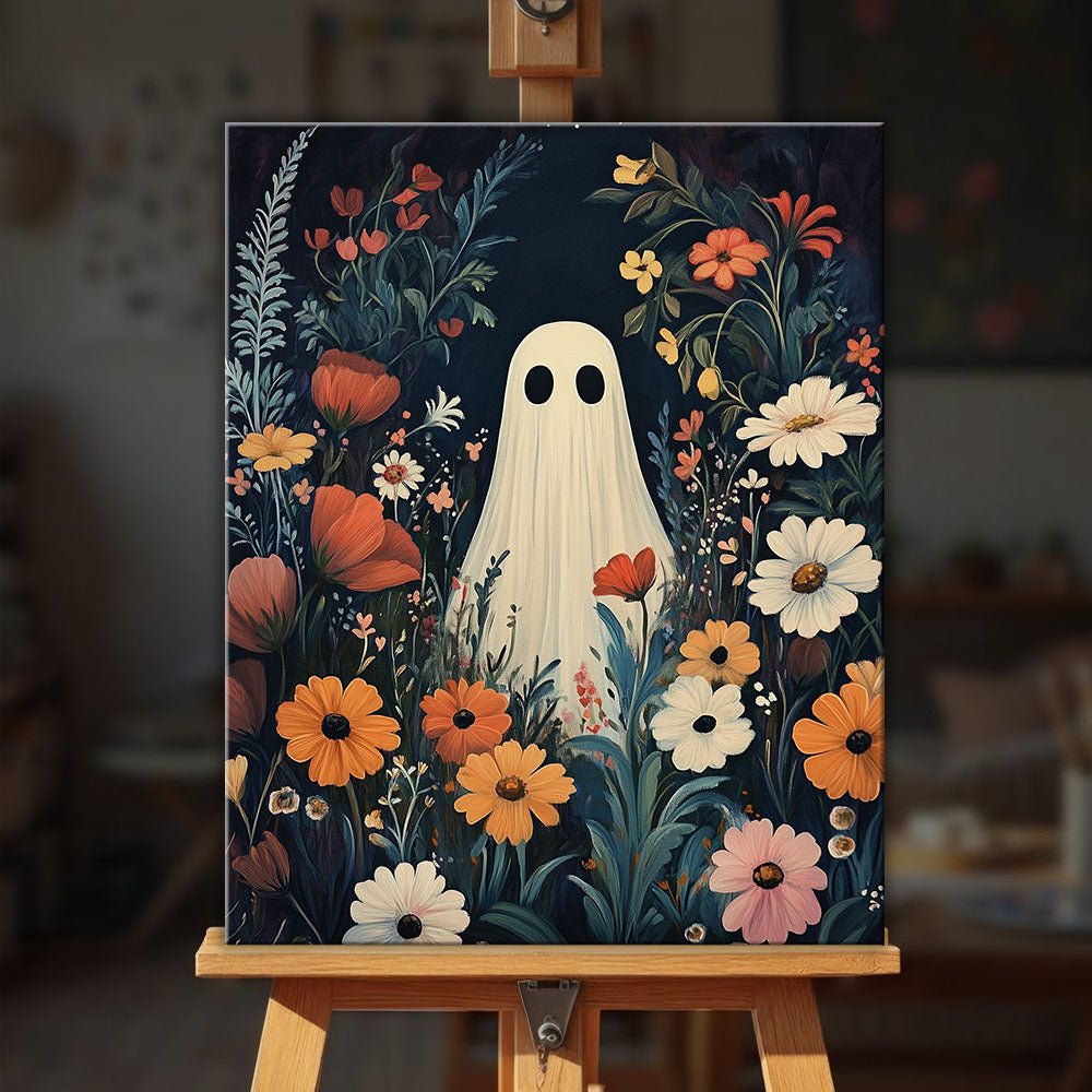 Ghost in Bloom paint by numbers kit