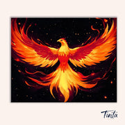 Eternal Phoenix paint by numbers kit