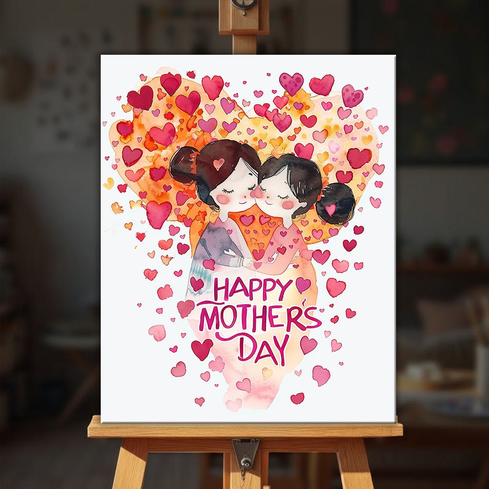 Heartfelt Whispers paint by numbers kit