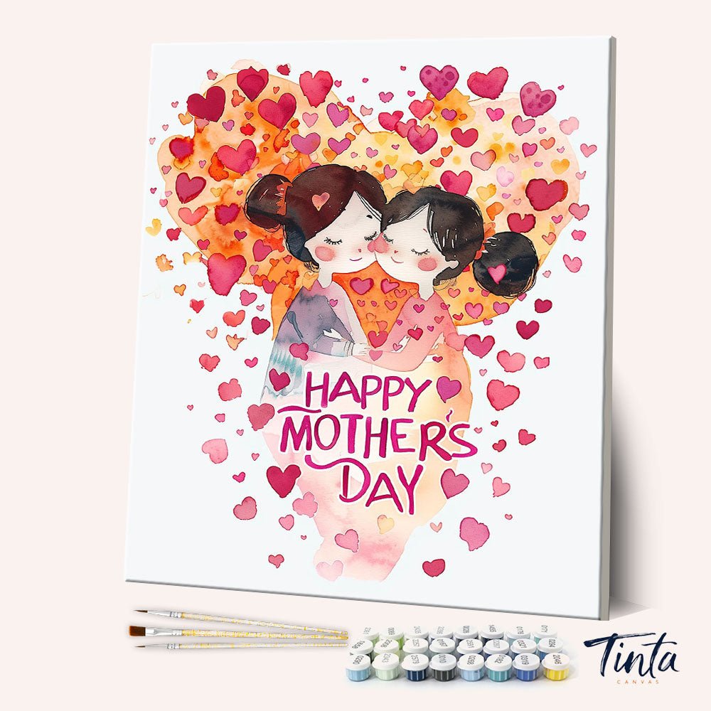 Heartfelt Whispers paint by numbers kit