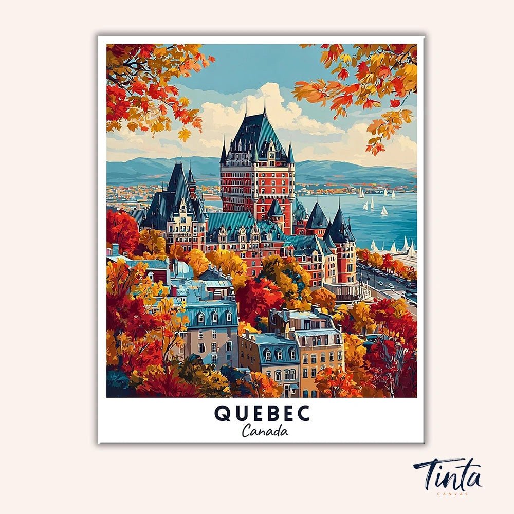 Quebec - Póster de viaje