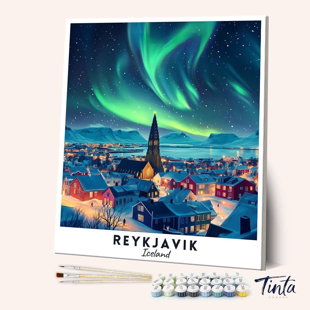 Reikiavik - Póster de viaje