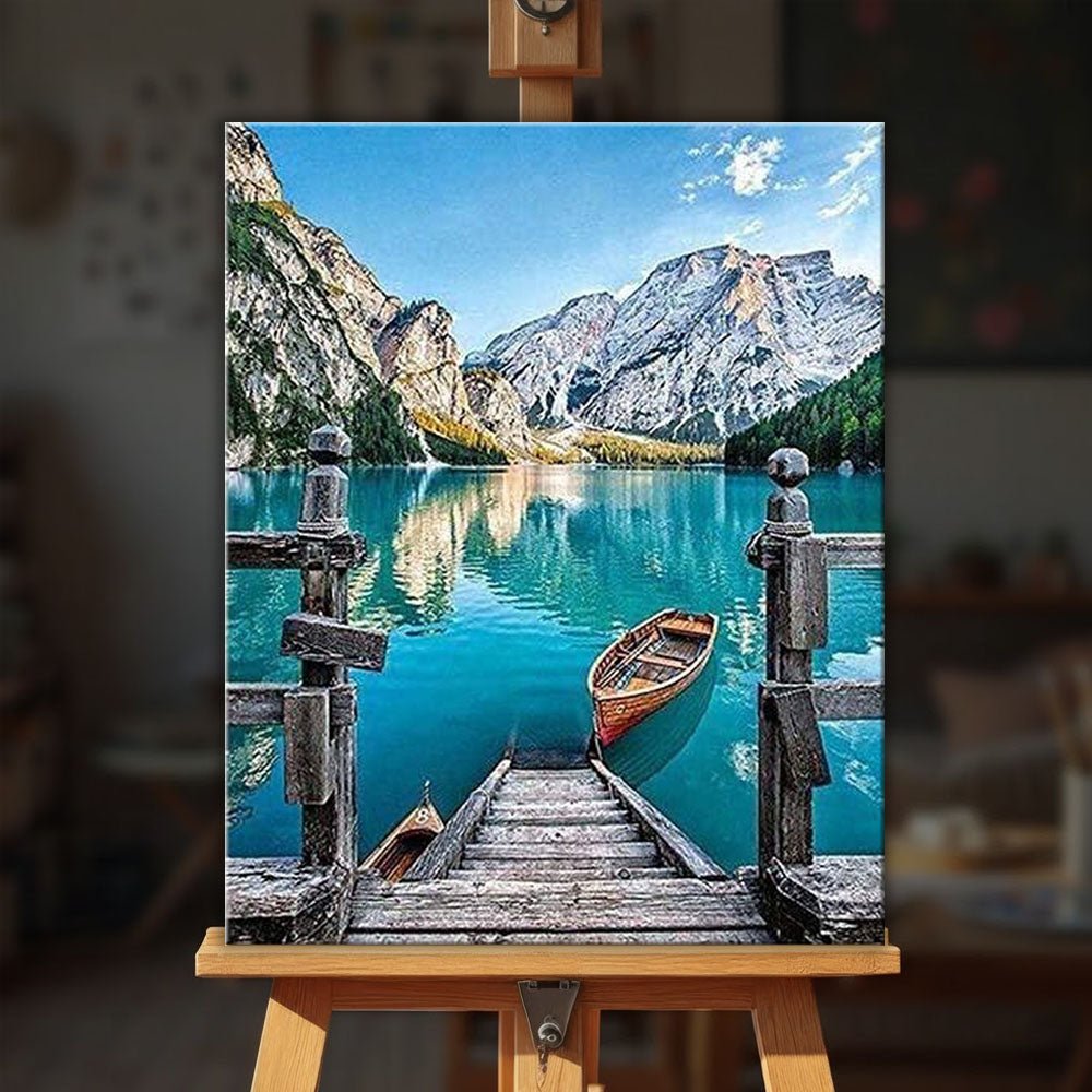 Italia Bella Lake paint by numbers kit