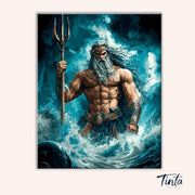 Ocean Storm King paint by numbers kit