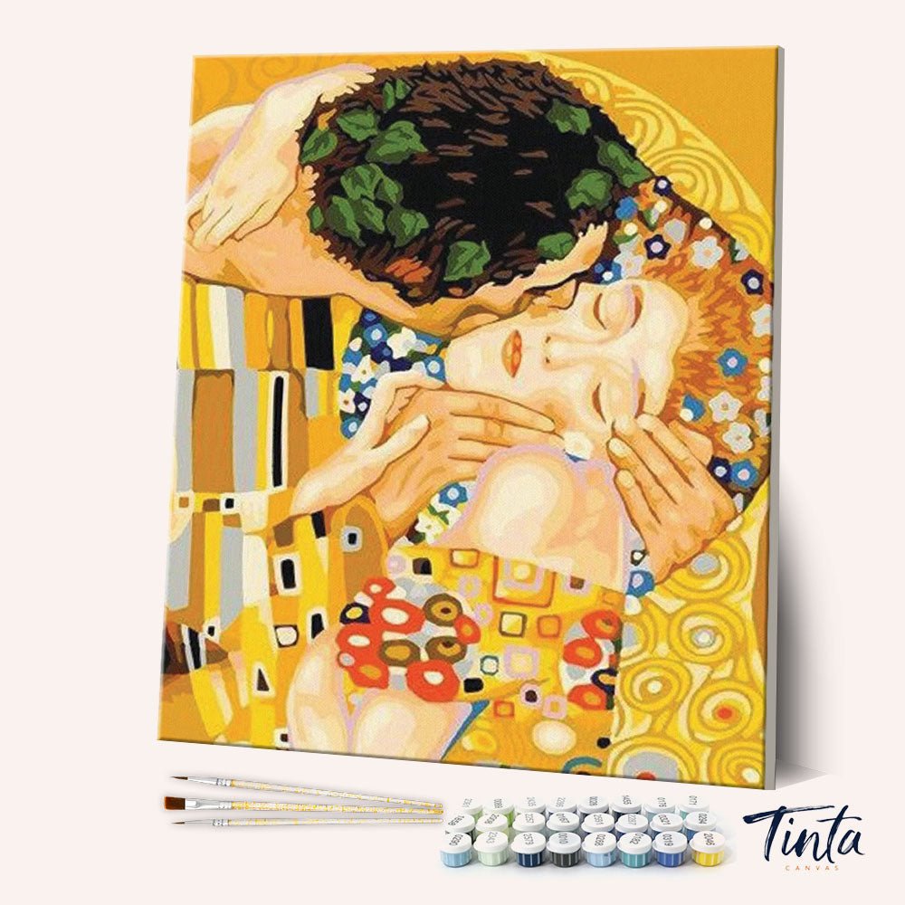 Kiss Zoom - Gustav Klimt paint by numbers kit