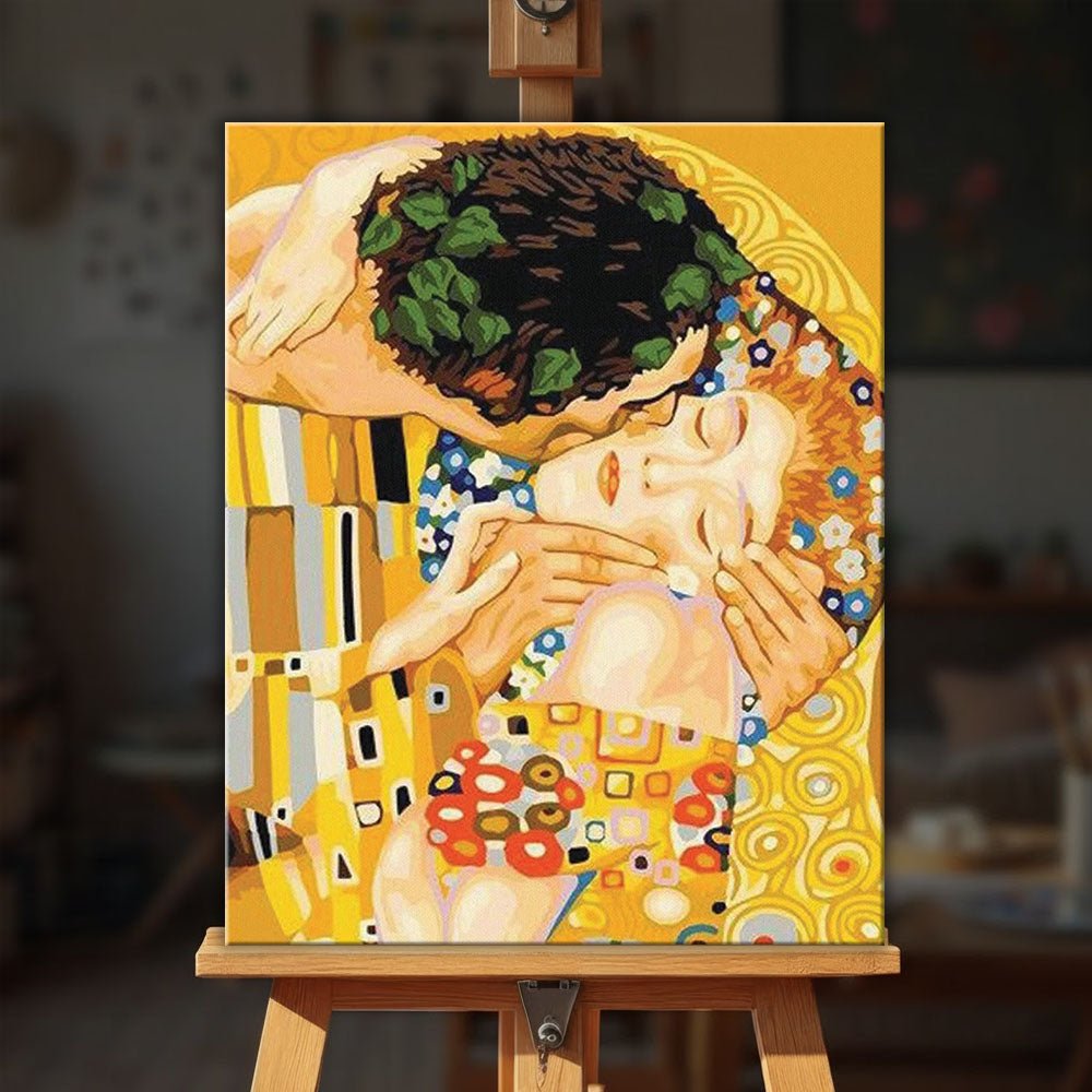 Kiss Zoom - Gustav Klimt paint by numbers kit