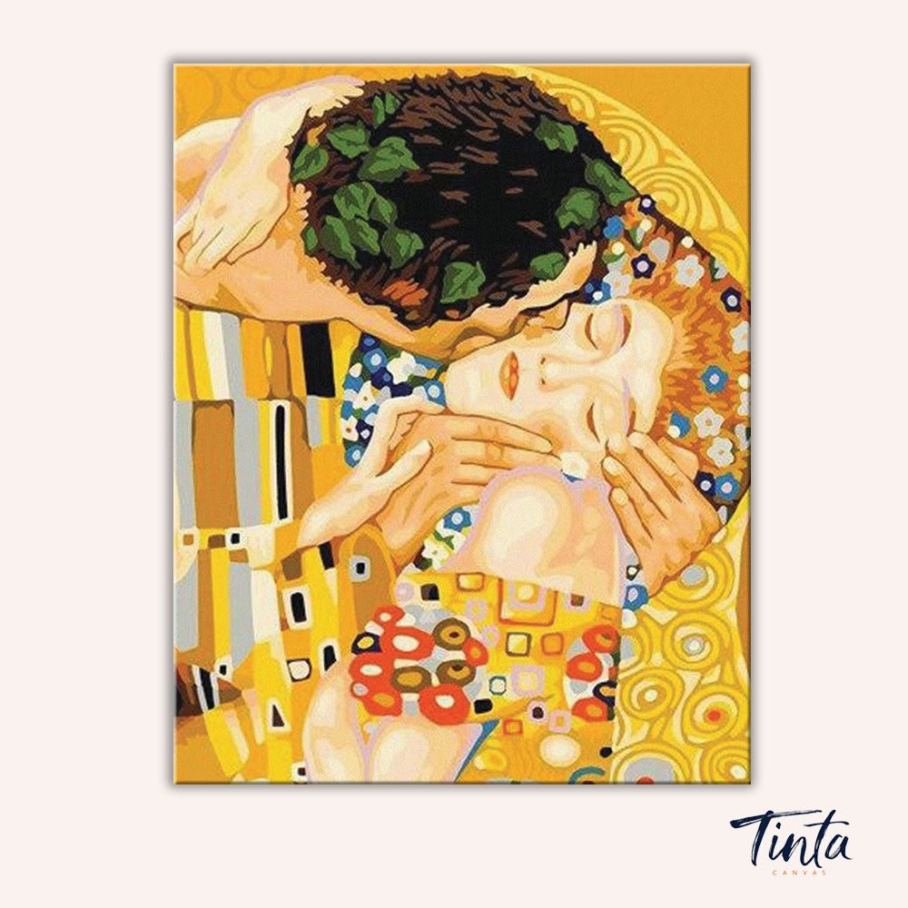 Kiss Zoom - Gustav Klimt paint by numbers kit