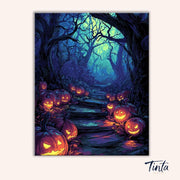 Pumpkin Path paint by numbers kit