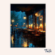 Evening Reflections paint by numbers kit