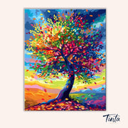 Radiant Tree paint by numbers kit