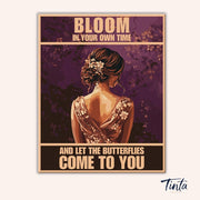 Bloom in Your Time paint by numbers kit