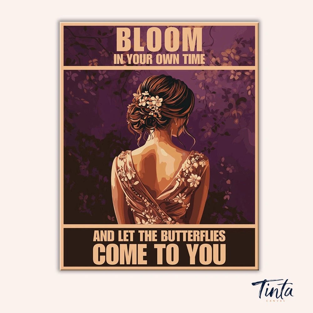 Bloom in Your Time paint by numbers kit