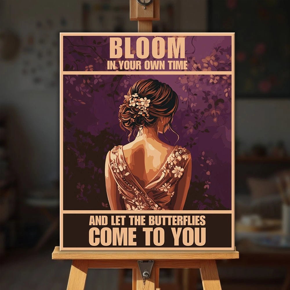 Bloom in Your Time paint by numbers kit