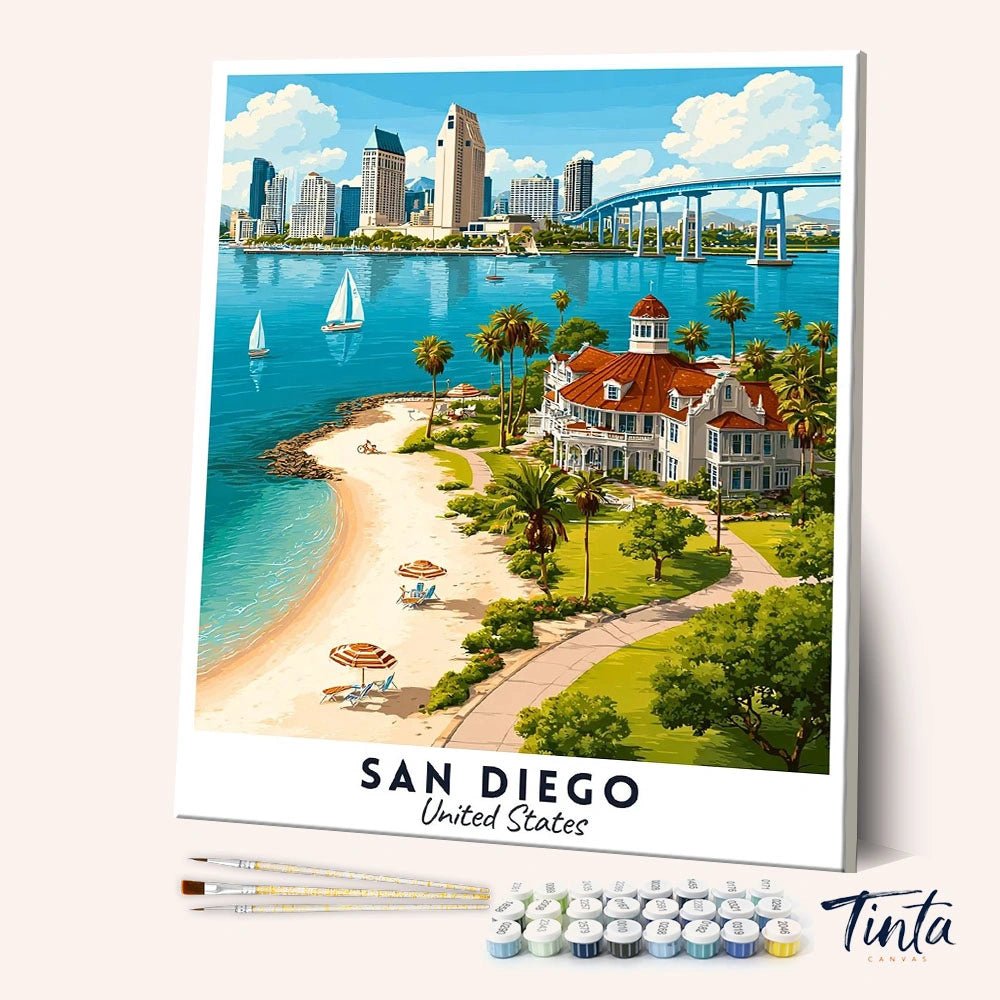 San Diego - Póster de viaje