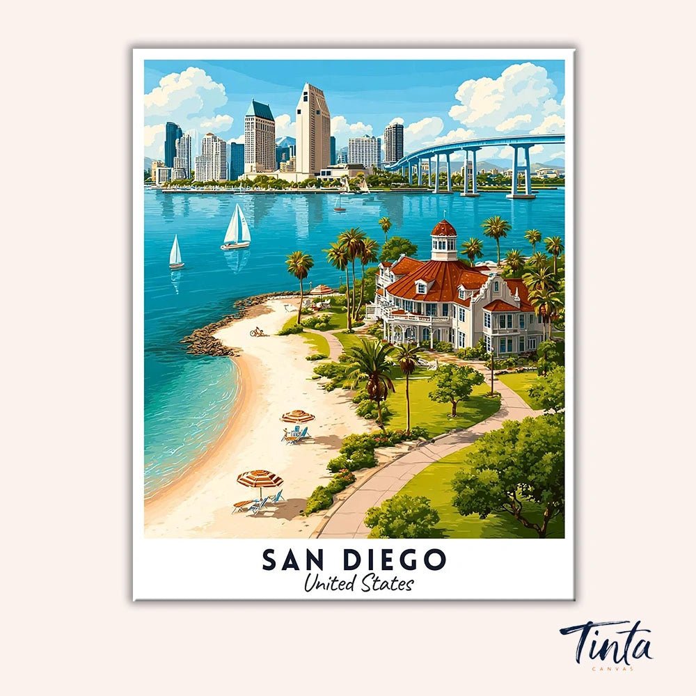 San Diego - Póster de viaje