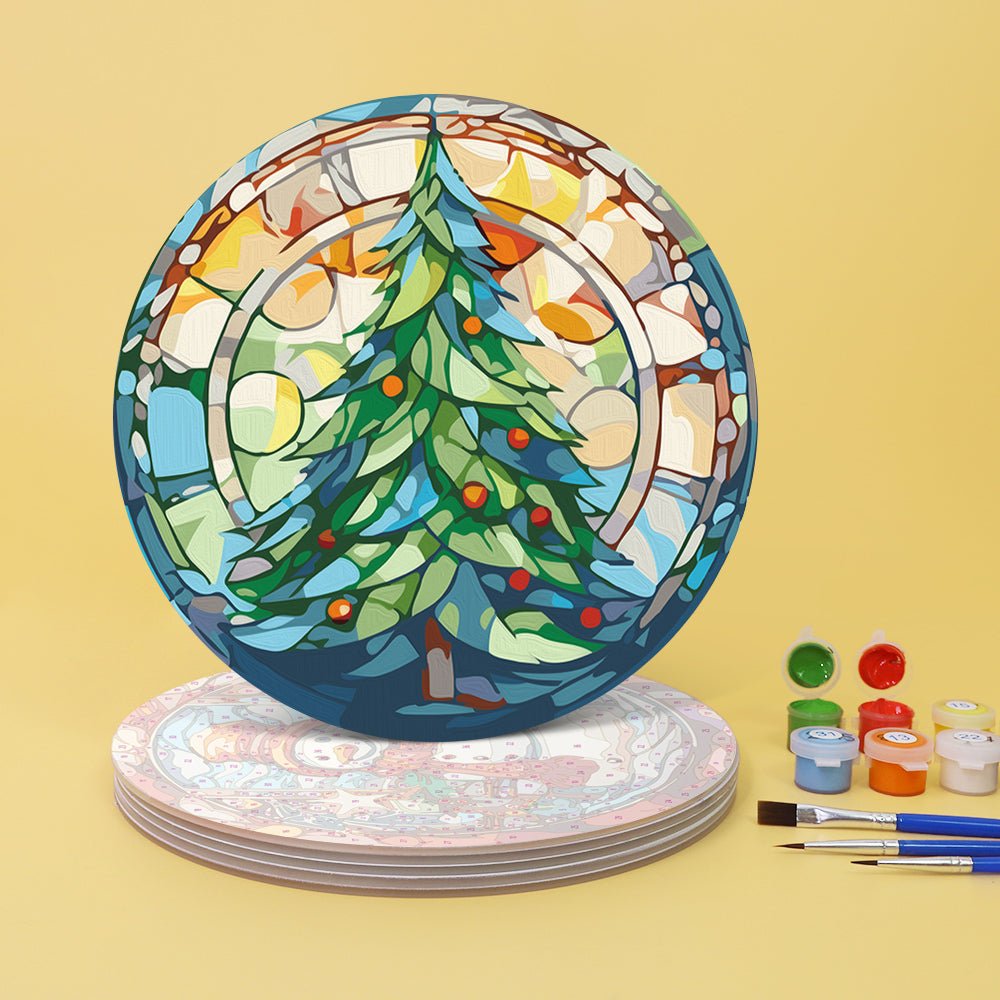 Yuletide Glow (6 Pieces) paint by numbers kit