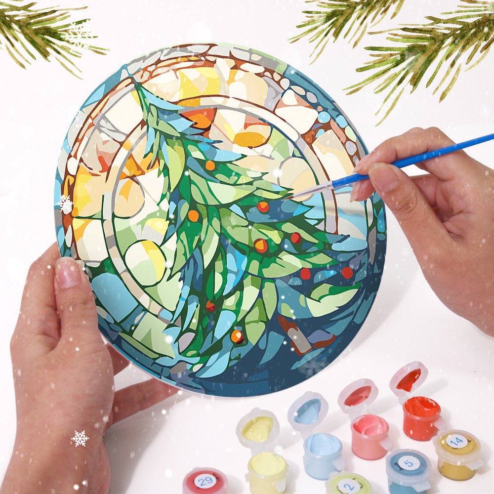 Yuletide Glow (6 Pieces) paint by numbers kit