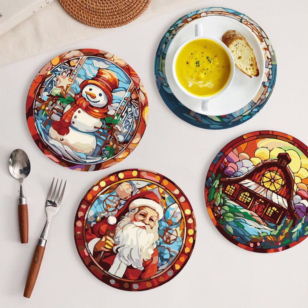 Yuletide Glow (6 Pieces) paint by numbers kit