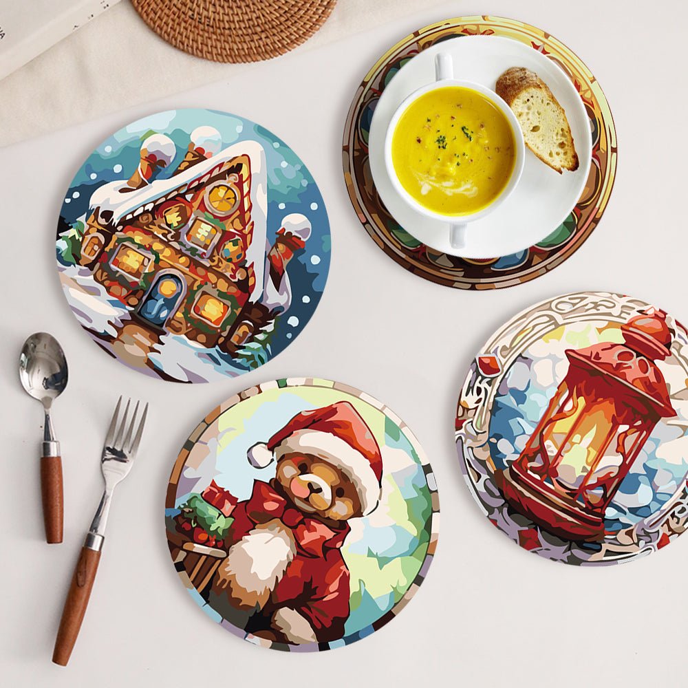 Cozy Noel (6 Pieces) paint by numbers kit