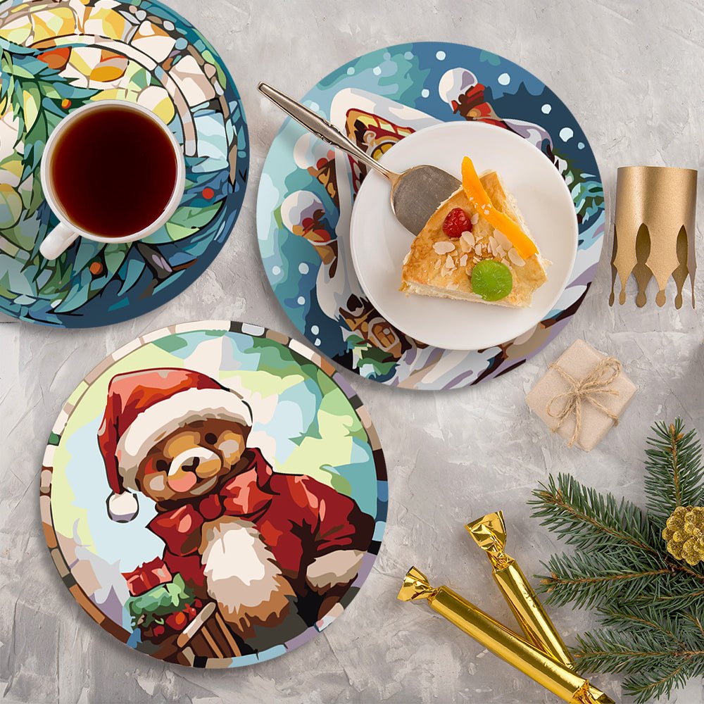 Cozy Noel (6 Pieces) paint by numbers kit