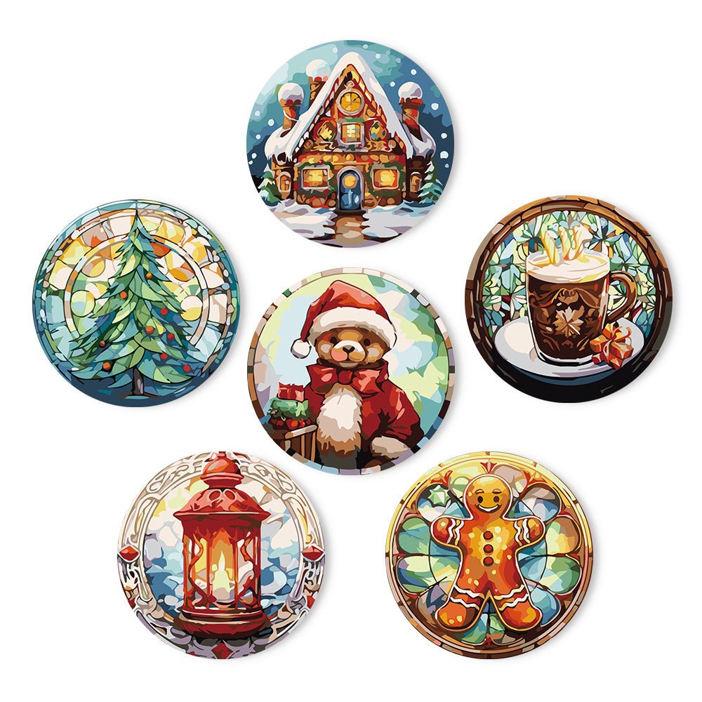 Cozy Noel (6 Pieces) paint by numbers kit