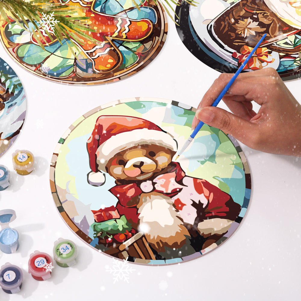 Cozy Noel (6 Pieces) paint by numbers kit