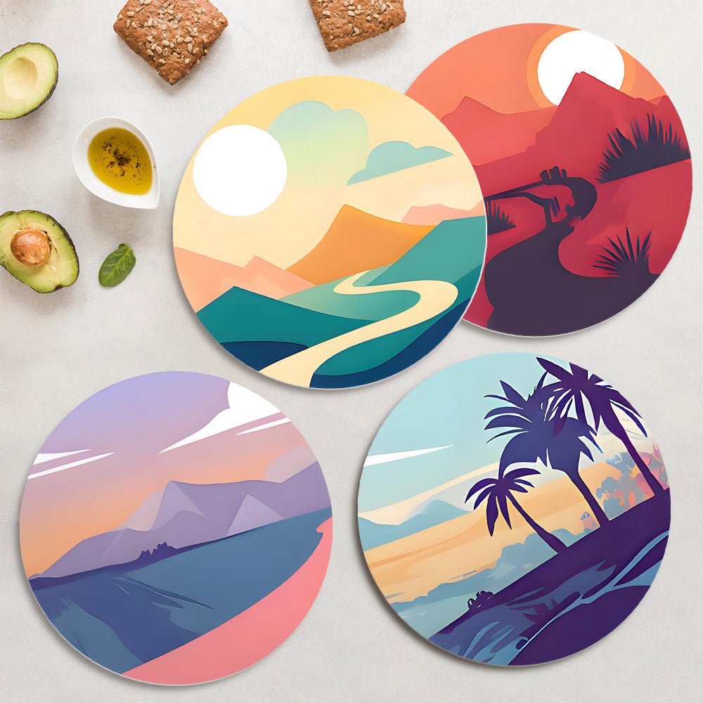 Sunset Horizons (6 Pieces) paint by numbers kit