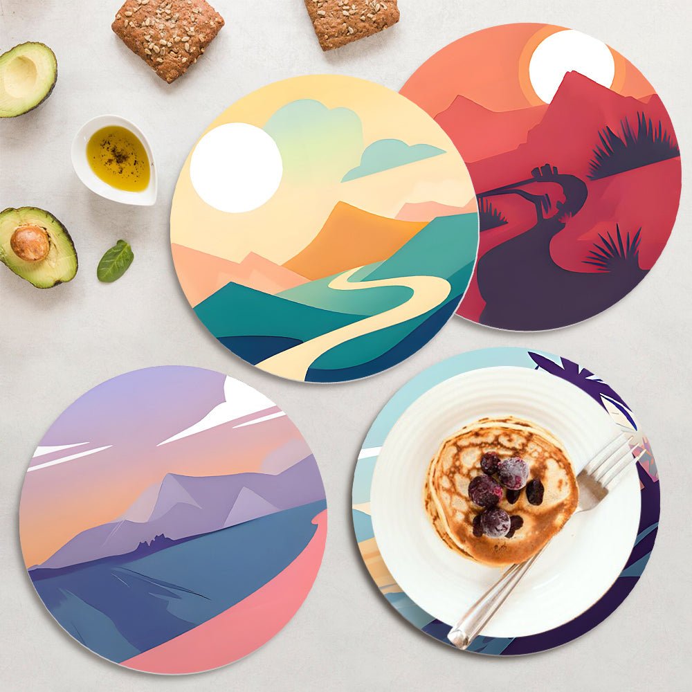Sunset Horizons (6 Pieces) paint by numbers kit